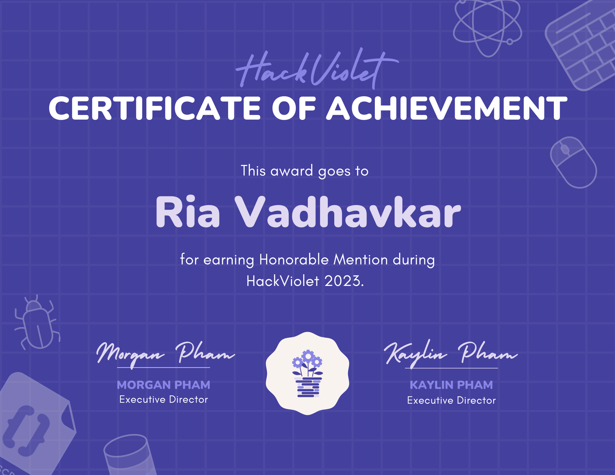 fert honorable mention