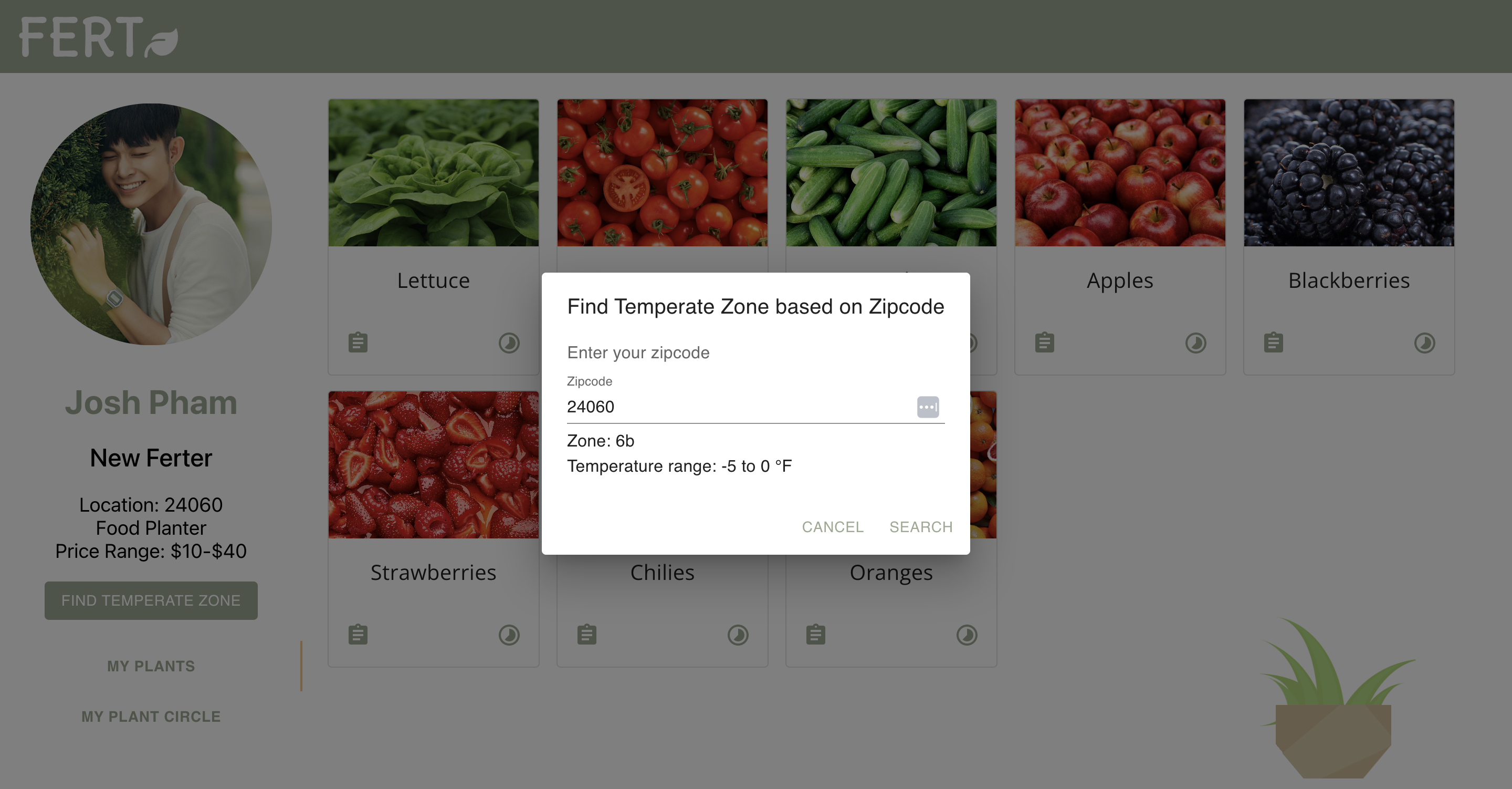 fert temperature zone
