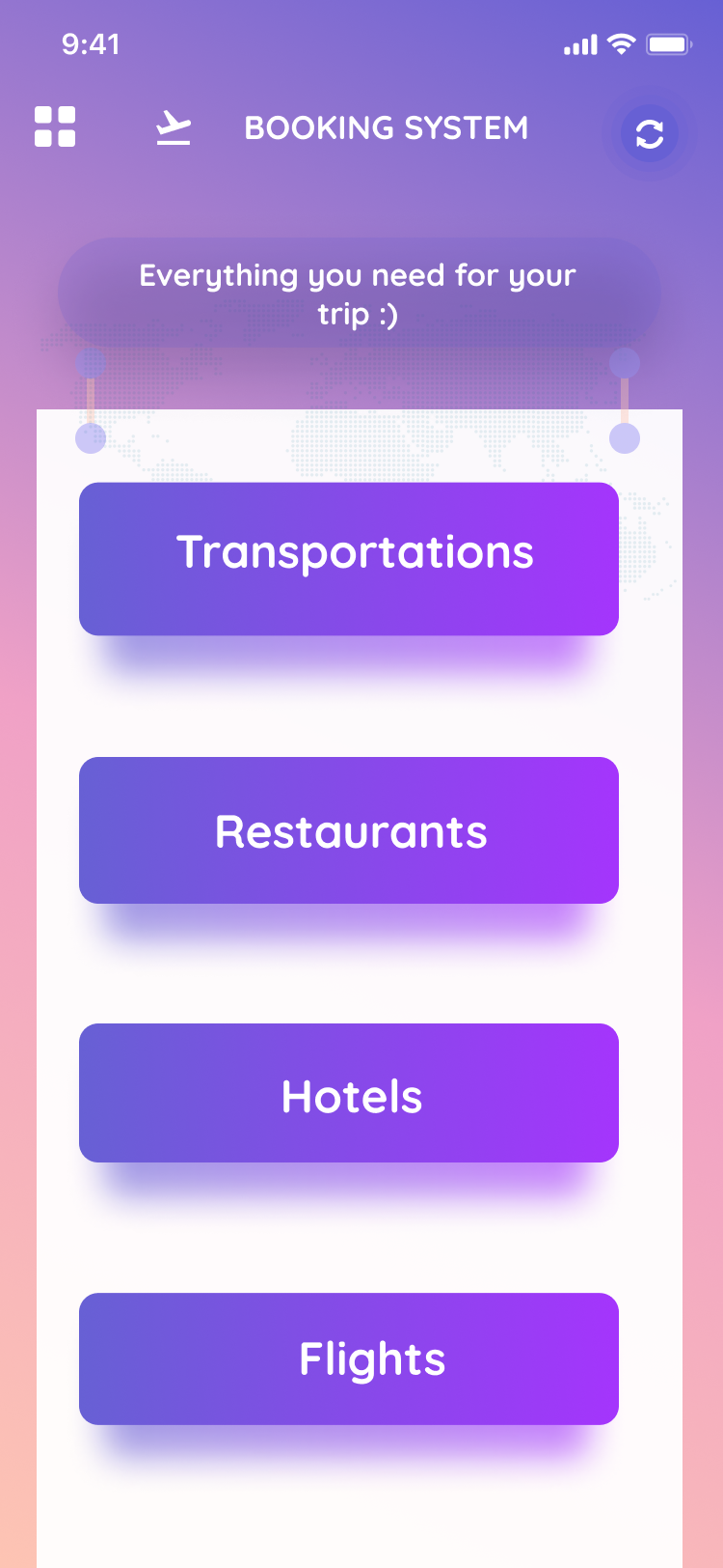 flytime booking types
