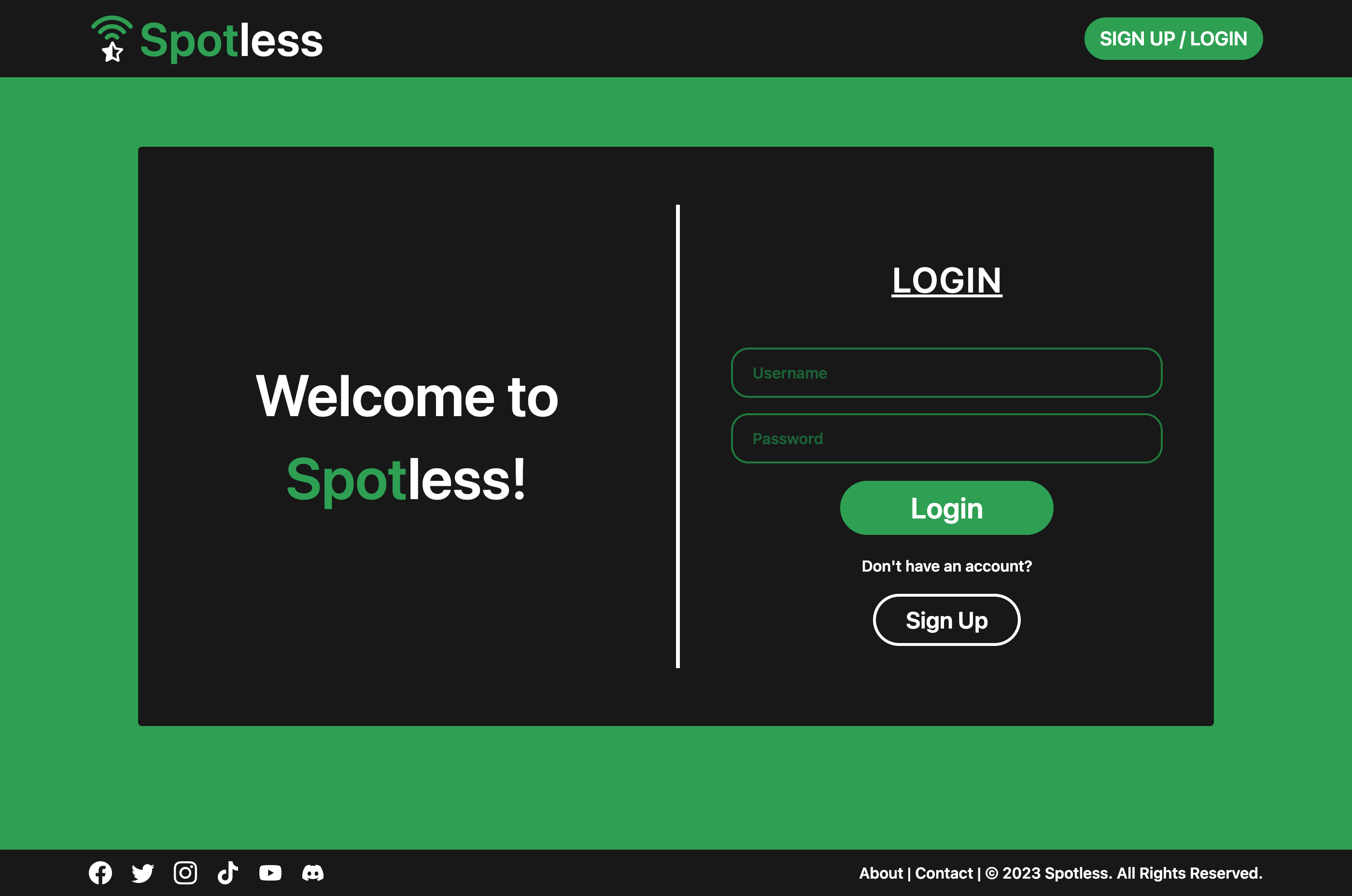 spotless login